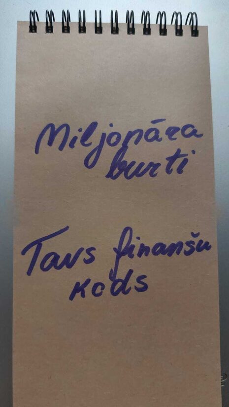 Miljonāra burti un Tavs finanšu kods